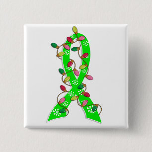 Lyme-Borreliose-Weihnachtslicht-Band Button