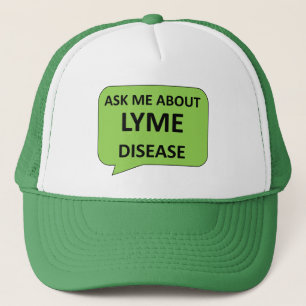 Lyme-Borreliosebewusstseinskappe Truckerkappe