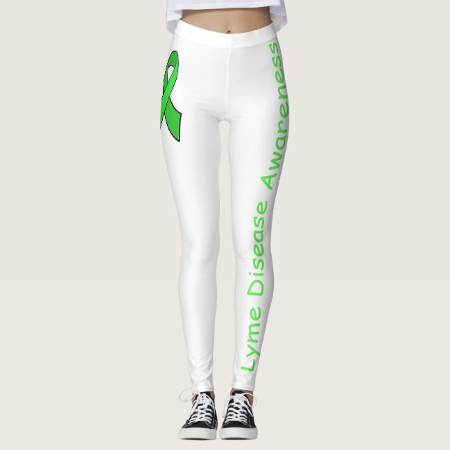 Lyme Disease Awareness Leggings (Vorderseite)