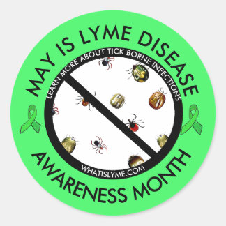 Lyme Disease Awareness Month Ticks Stickers