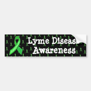 Lyme Disease Awareness Ribbon Autoaufkleber