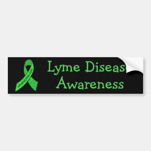 Lyme Disease Awareness Ribbon Autoaufkleber