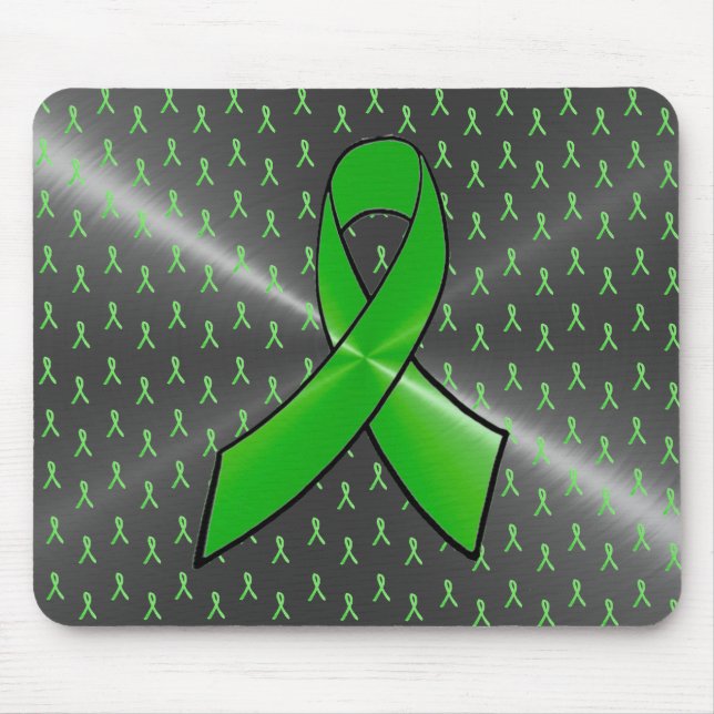 Lyme Disease Awareness Ribbon Maus Pad Mousepad (Vorne)