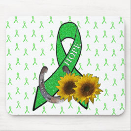 Lyme Disease Hope Country and Western Ribbon Mousepad