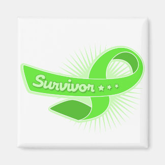 Lyme Disease Survivor Ribbon Magnet