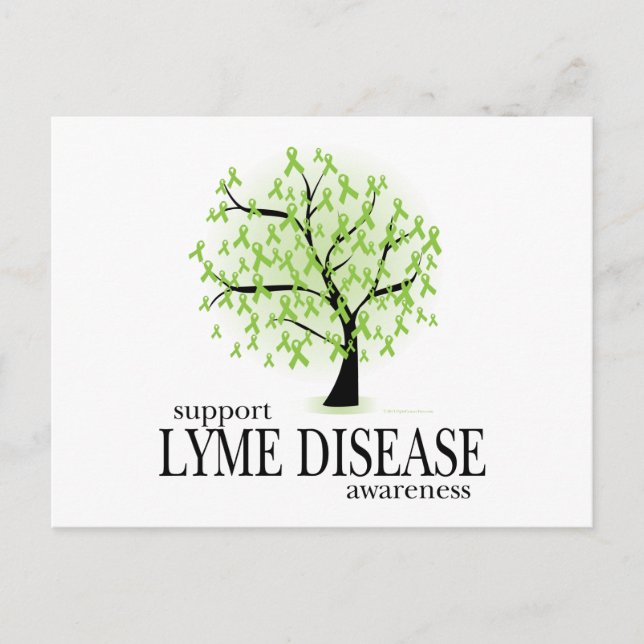 Lyme Disease Tree Postkarte (Vorderseite)