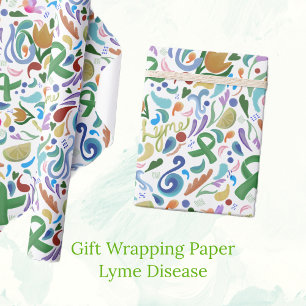 Lyme Disease vorhanden Geschenkgutschrift #lyme #l Geschenkpapier