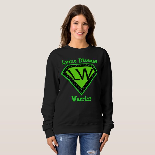 Lyme Disease Warrior Superhero Shirt (Vorne ganz)