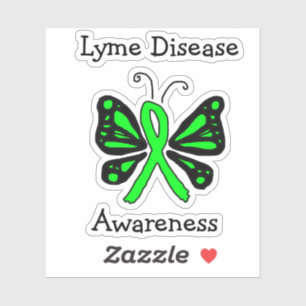 Lyme-Erkrankung Bewusstsein Aufkleber