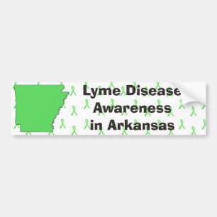 Lyme-Erkrankung Bewusstsein im Arkansas-Autoaufkle Autoaufkleber