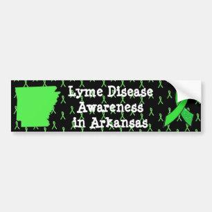Lyme-Erkrankung Bewusstsein im Arkansas-Autoaufkle Autoaufkleber