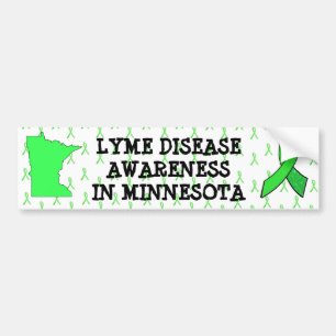 Lyme-Erkrankung Bewusstsein im Minnesota-Autoaufkl Autoaufkleber