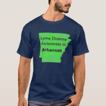 Lyme-Erkrankung im Arkansas-Shirt