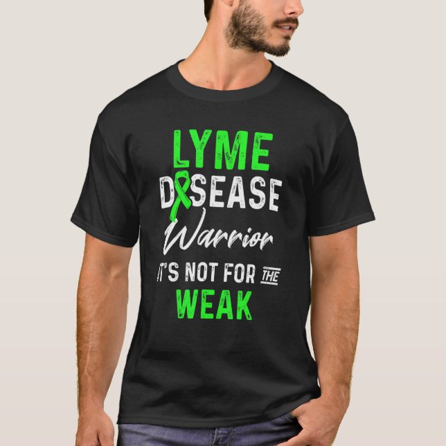 Lyme-Erkrankung Survivor Krieger-Bewusstsein 66 T-Shirt (Vorderseite)