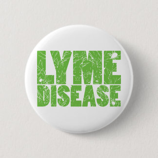 Lyme grünen "Lyme-Borreliose" Entwurf mit Ticken Button