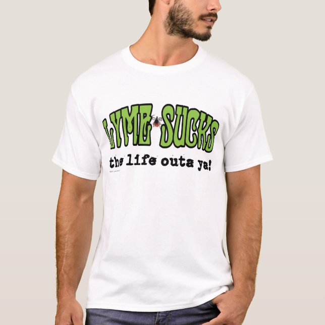 Lyme ist zum Kotzen T-Shirt (Vorderseite)