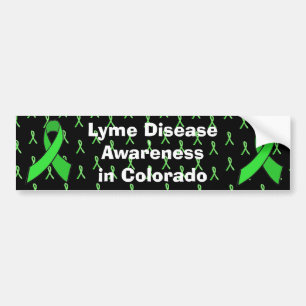 Lyme-Krankheit Bewusstsein im Colorado-Autoaufkleb Autoaufkleber