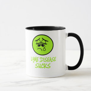 LYME KRANKHEIT IST ZUM KOTZEN TASSE
