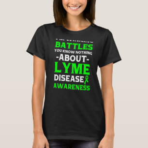 Lyme-Krankheit Survivor Krieger-Bewusstsein 12 T-Shirt