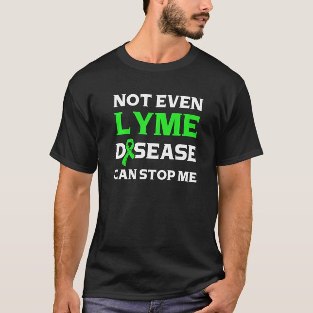 Lyme-Krankheit Survivor Krieger-Bewusstsein 28 T-Shirt (Vorderseite)