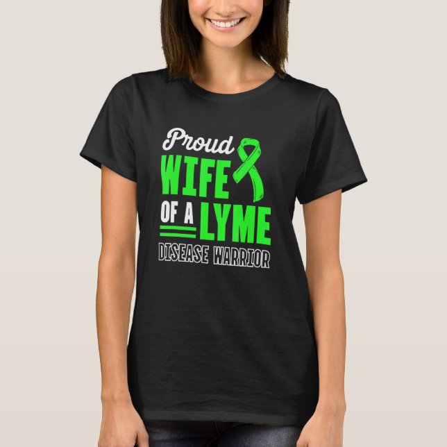 Lyme-Krankheit Survivor Krieger-Bewusstsein 72 T-Shirt (Vorderseite)