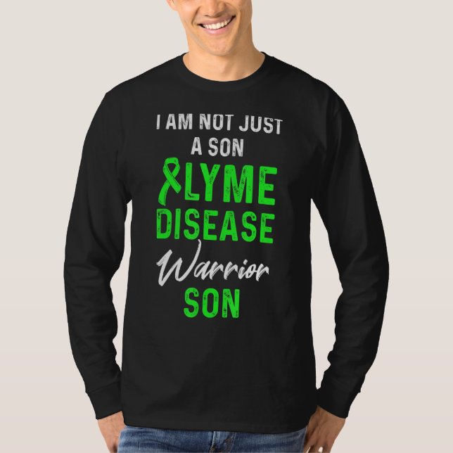 Lyme-Krankheit Survivor-Krieger-Bewusstsein T-Shirt (Vorderseite)