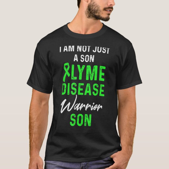 Lyme-Krankheit Survivor-Krieger-Bewusstsein T-Shirt (Vorderseite)