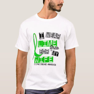 Lyme Krankheit trage ich Limones Grün für meine T-Shirt