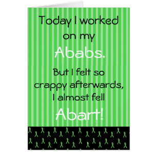 Lyme Krankheits-Spaß-Karte