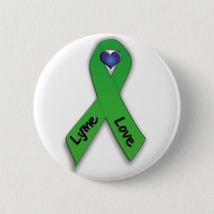 Lyme Liebe-Knopf Button