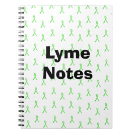 Lyme Notes Lyme disease Awareness Ribbbons Notizblock