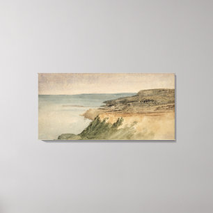 Lyme Regis, Dorset, c.1797 (w/c über Bleistift auf Leinwanddruck