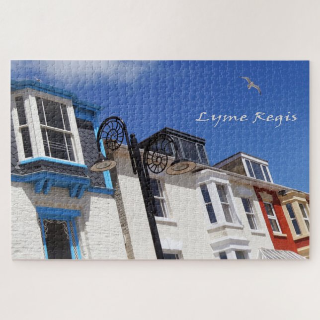 Lyme Regis, Seafont Buildings. Puzzle (Horizontal)