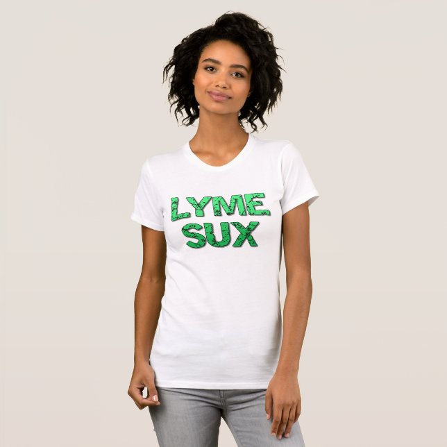 Lyme Sux Awareness Tshirt (Vorne ganz)