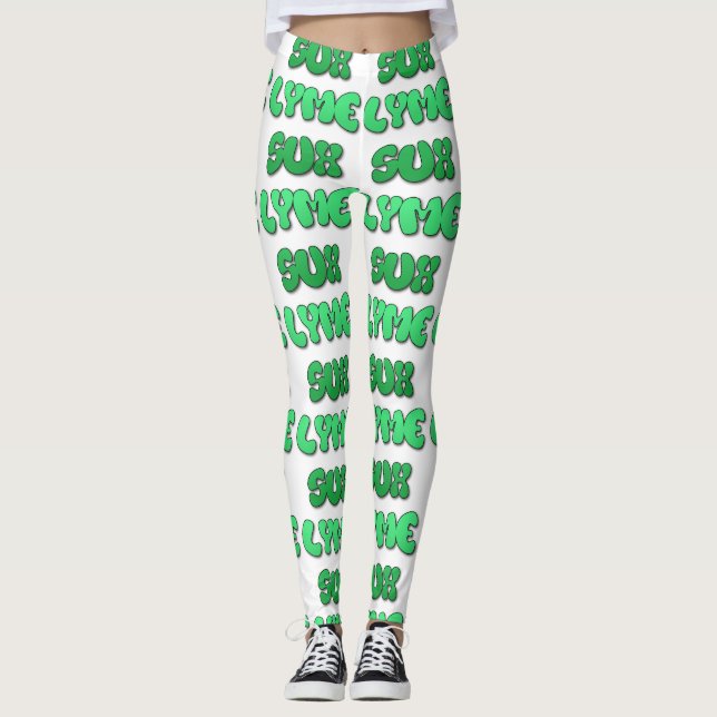 Lyme Sux Leggins (Vorderseite)