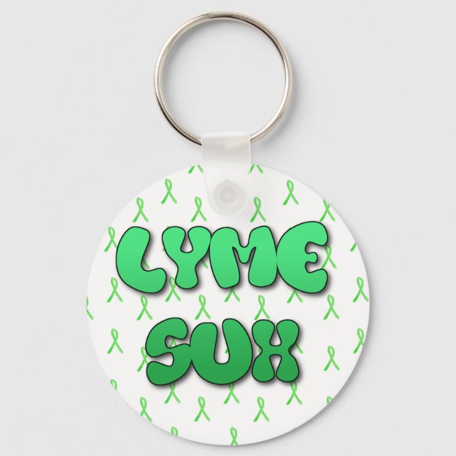 Lyme Sux Schlüsselkette Schlüsselanhänger (Vorderseite)