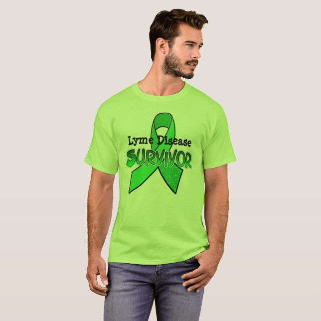 Lyme-Syndrom Überlebendes Shirt (Vorne ganz)