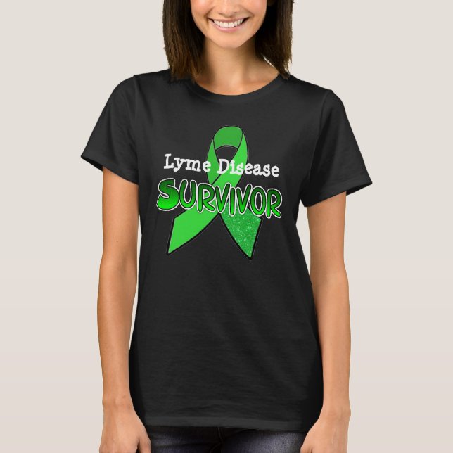 Lyme-Syndrom Überlebendes Shirt (Vorderseite)