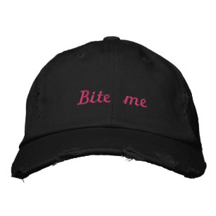 Lyme_Ticked schwarze rosa beißen mich Hut -
