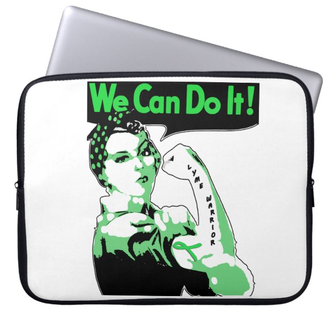Lyme Warrior Laptopschutzhülle (Vorderseite)