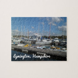 Lymington Hampshire Segelboote in Marina Puzzle