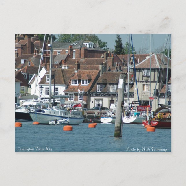 Lymington Town Key Postkarte (Vorderseite)