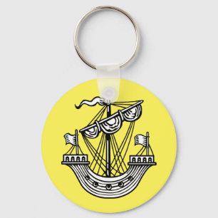 Lymphad (Heraldisches Schiff) - Black Tote Bag But Schlüsselanhänger