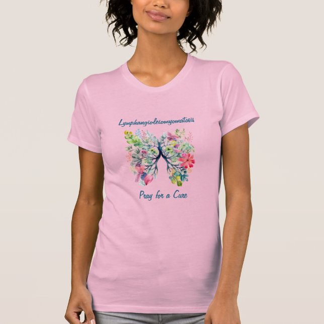 Lymphangioleiomyomatose LAM T - Shirt der Frau (Vorderseite)