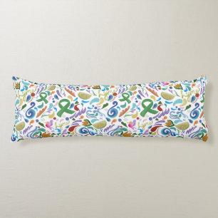 Lympherkrankung Bewusstsein gibt Körperkissen