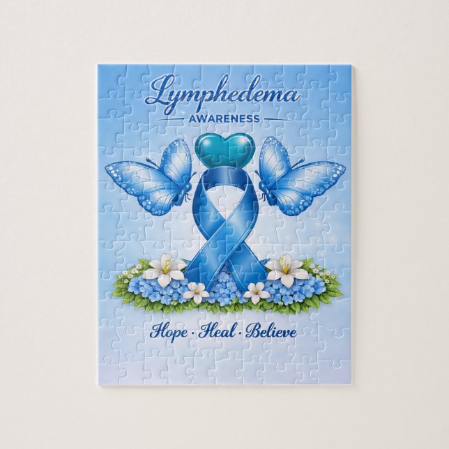Lymphödem-Bewusstseins-Puzzle Puzzle (Vertikal)