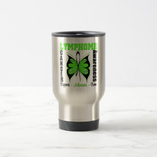 Lymphom-Bewusstseins-Schmetterling Reisebecher