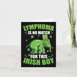 Lymphom Blutkrebs Bewusstsein St Patricks Day Le Karte