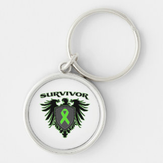 Lymphom Cancer Survivor Wappen Schlüsselanhänger
