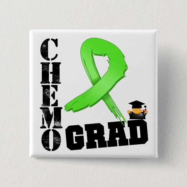 Lymphom Chemo Grad Button (Vorderseite)